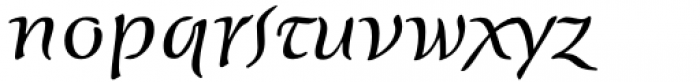 Bethencourt Italic Font LOWERCASE