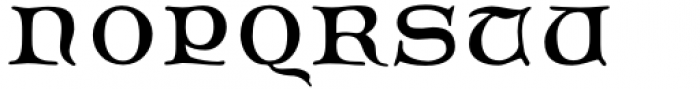 Bethencourt Regular Font UPPERCASE