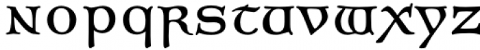 Bethencourt Regular Font LOWERCASE