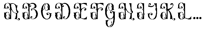 Betonila Regular Font UPPERCASE