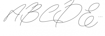 Betriciya Signature Regular Font UPPERCASE