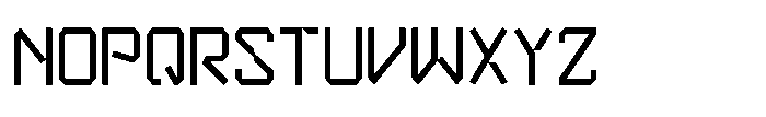 Betronix line Betronix Regular Font UPPERCASE