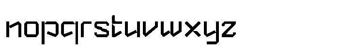 Betronix line Betronix Regular Font LOWERCASE