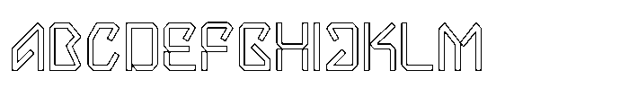 Betronix line Regular Font UPPERCASE