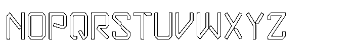 Betronix line Regular Font UPPERCASE