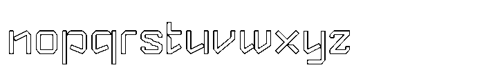 Betronix line Regular Font LOWERCASE