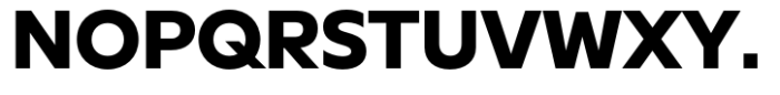 Better Sans Black Font UPPERCASE