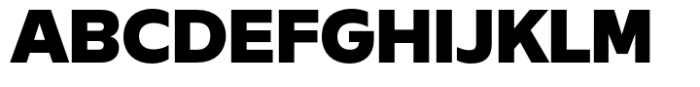 Better Sans Heavy Font UPPERCASE