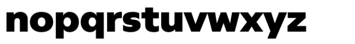 Better Sans Heavy Font LOWERCASE