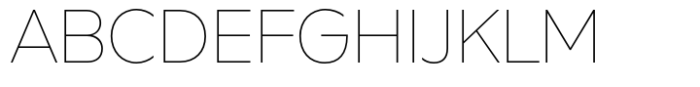 Better Sans Thin Font UPPERCASE