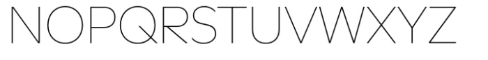 Better Sans Thin Font UPPERCASE