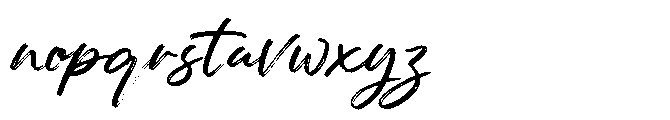 Better Sunday Font LOWERCASE
