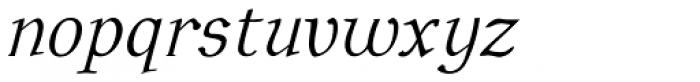 BetterEuroika Italic Font LOWERCASE