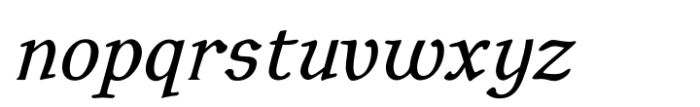 BetterEuroika Medium Italic Font LOWERCASE