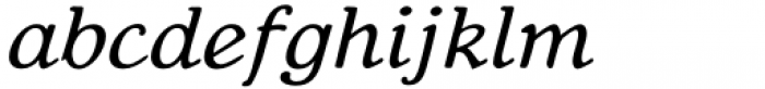 BetterIngriana Semi Bold Italic Font LOWERCASE