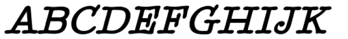 BetterTypeRight Bold Italic Font UPPERCASE