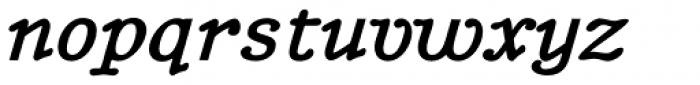 BetterTypeRight Bold Italic Font LOWERCASE