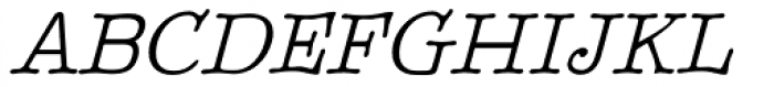 BetterTypeRight Italic Font UPPERCASE