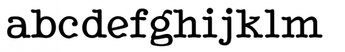 BetterTypeRight Semi Bold Font LOWERCASE