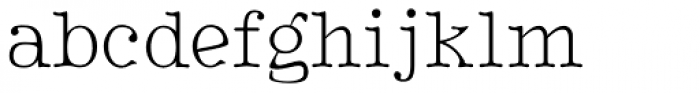 BetterTypeRight Thin Font LOWERCASE