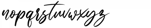 Bettermind Signature Regular Font LOWERCASE