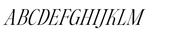 Between Century Italic Serif Font UPPERCASE