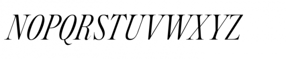 Between Century Italic Serif Font UPPERCASE