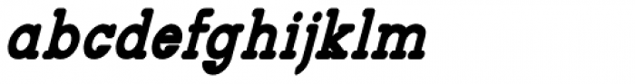 Beuton Black Italic Font LOWERCASE