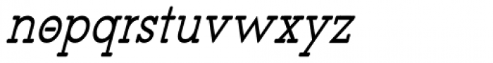 Beuton Italic Font LOWERCASE
