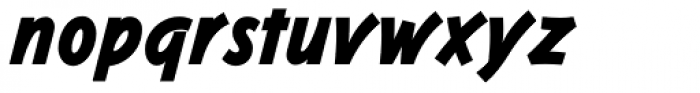 Beverley Sans DT ExtraBold Font LOWERCASE