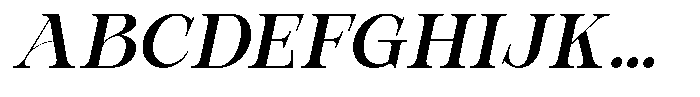 Bevola Italic Font UPPERCASE