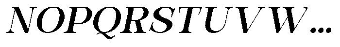 Bevola Italic Font UPPERCASE