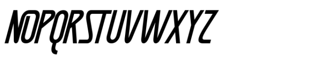 Bevorden Oblique Font UPPERCASE