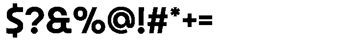 Bework Regular Font OTHER CHARS
