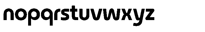 Bework Regular Font LOWERCASE
