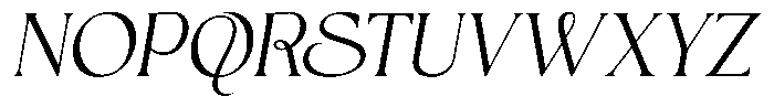 Beyline Italic Font UPPERCASE
