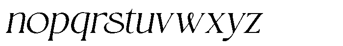 Beyline Italic Font LOWERCASE