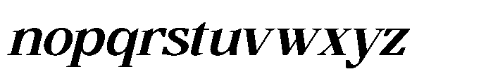 Beyond Musik Italic Font LOWERCASE