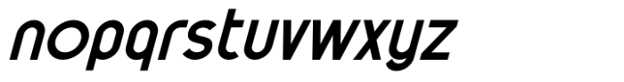 Beyork Semibold Italic Font LOWERCASE