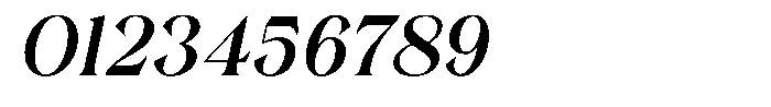 Bezoria Italic Italic Font OTHER CHARS