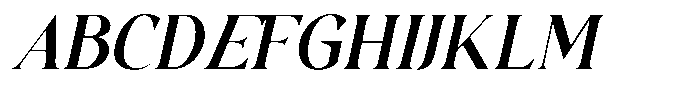 Bezoria Italic Italic Font UPPERCASE