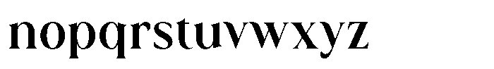 Bezoria Reguler Regular Font LOWERCASE