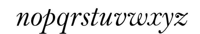 Bell MT Italic Font LOWERCASE
