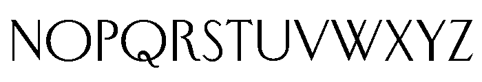 BEAUX Display Font LOWERCASE