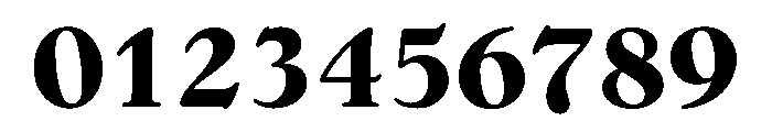 Bellini OriginalBold Font OTHER CHARS