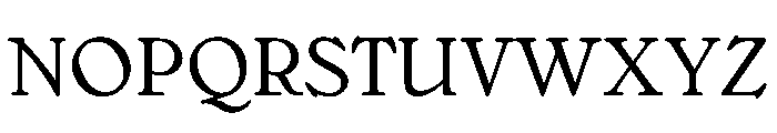 Bellini OriginalRegular Font UPPERCASE
