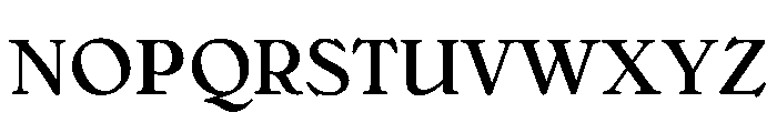 Bellini OriginalSmallCaps Font LOWERCASE