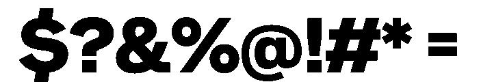 Beltram Bold Font OTHER CHARS