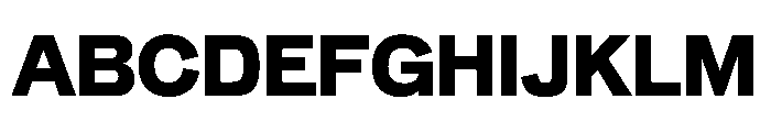 Beltram Bold Font UPPERCASE