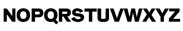 Beltram Bold Font UPPERCASE